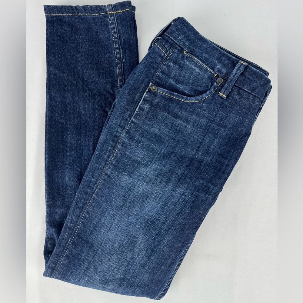 Hudson Jeans Straight Leg Denim in Dark Blue - Picture 3 of 10